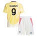 Maillot de foot Juventus Dusan Vlahovic #9 Extérieur vêtements enfant 2024-25 Manches Courtes (+ pantalon court)